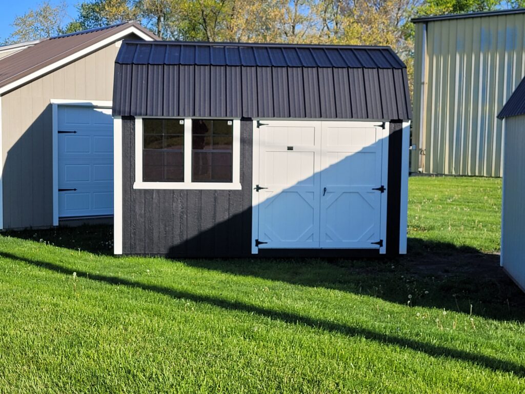 10x14 Side Lofted Barn storage shed